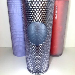 BNWT Platinum Starbucks Studded Tumbler ONLY!